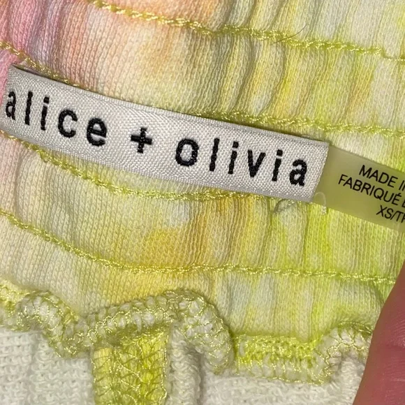 Alice + Olivia x Recolve Tandy Beachside Tie Dye Hot Pant Shorts XS EUC - Picture 3 of 11